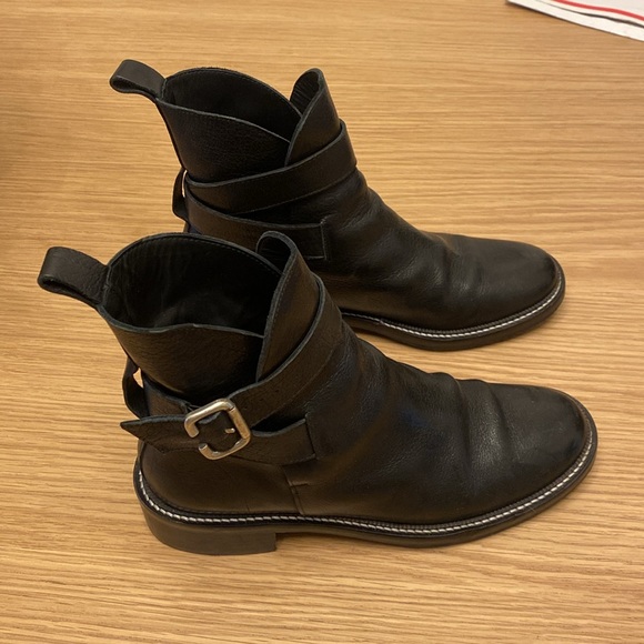 FREDA SALVADOR REISS BUCKLE MOTO BOOT Size 8 1/2 - Picture 5 of 8